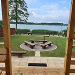 Siedlisko Nad Jeziorem Skarlinskim 5b, Mazury, Jezioro, Domek, Bania Kurzetnik
