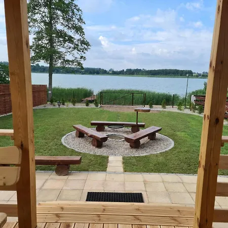 Siedlisko Nad Jeziorem Skarlinskim 5b, Mazury, Jezioro, Domek, Bania Kurzetnik