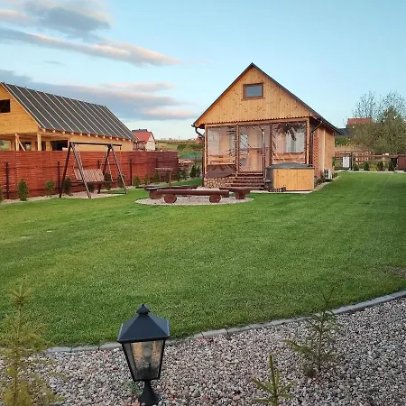 Siedlisko Nad Jeziorem Skarlinskim 5b, Mazury, Jezioro, Domek, Bania Casa de Férias *