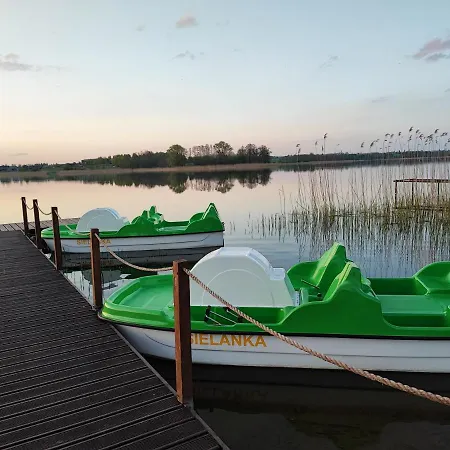 Siedlisko Nad Jeziorem Skarlinskim 5b, Mazury, Jezioro, Domek, Bania Casa de Férias