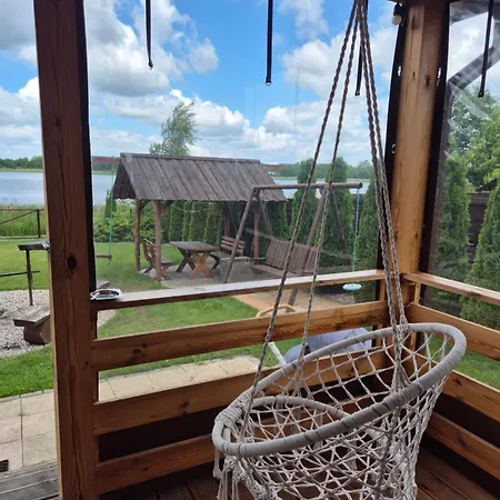 Siedlisko Nad Jeziorem Skarlinskim 5b, Mazury, Jezioro, Domek, Bania Сasa de vacaciones Kurzetnik