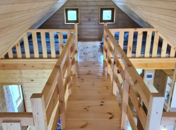 Siedlisko Nad Jeziorem Skarlinskim 5b, Mazury, Jezioro, Domek, Bania Semesterbostad *