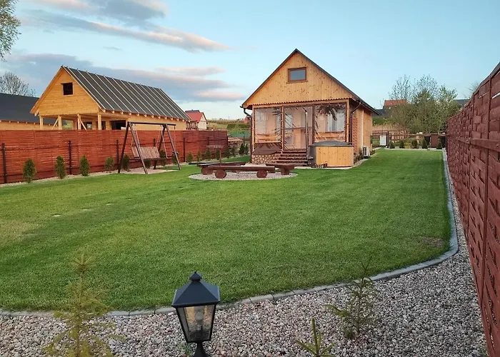 Siedlisko Nad Jeziorem Skarlinskim 5b, Mazury, Jezioro, Domek, Bania Дом отдыха *