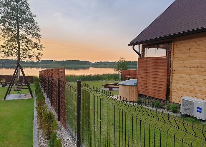 Дом отдыха Siedlisko Nad Jeziorem Skarlinskim 5b, Mazury, Jezioro, Domek, Bania *